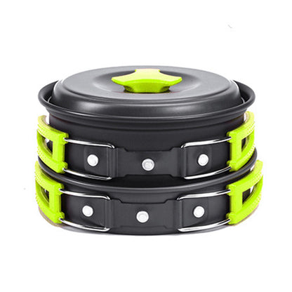 Camping Cookware Kit Outdoor Cooking Set Outdoor