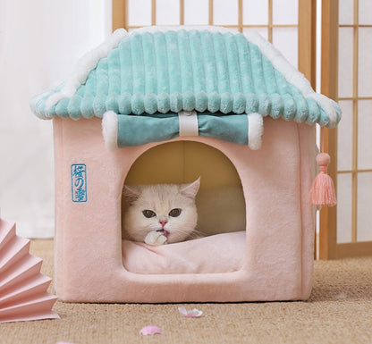 Cat House Removable And Washable Bed House Villa