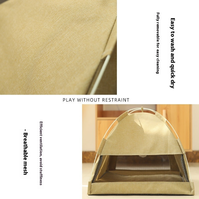 Cathouse Doghouse Breathable Tent Nest Indoor Outdoor