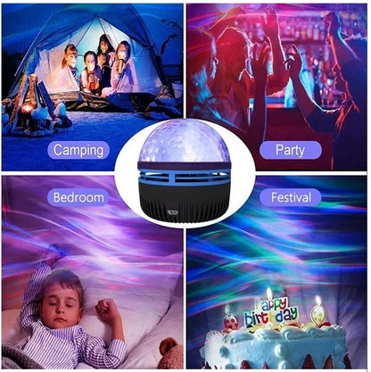 LED Star Galaxy Projector Lamp Spotlight Colorful Magic Ball