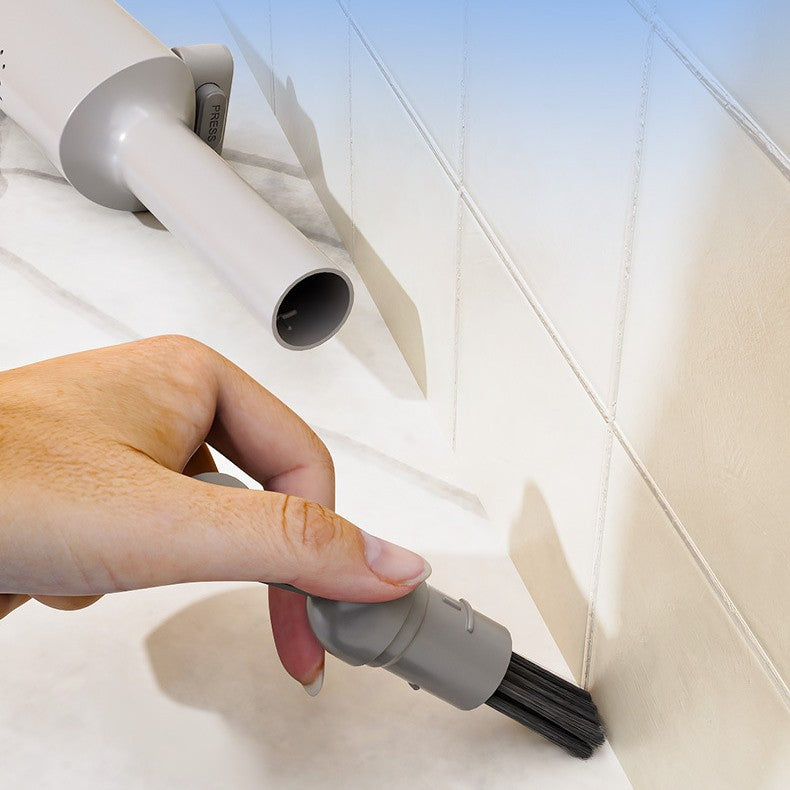 Rotatable Self-Squeeze Mini Mop With Crevice Brush Hand Wash-Free