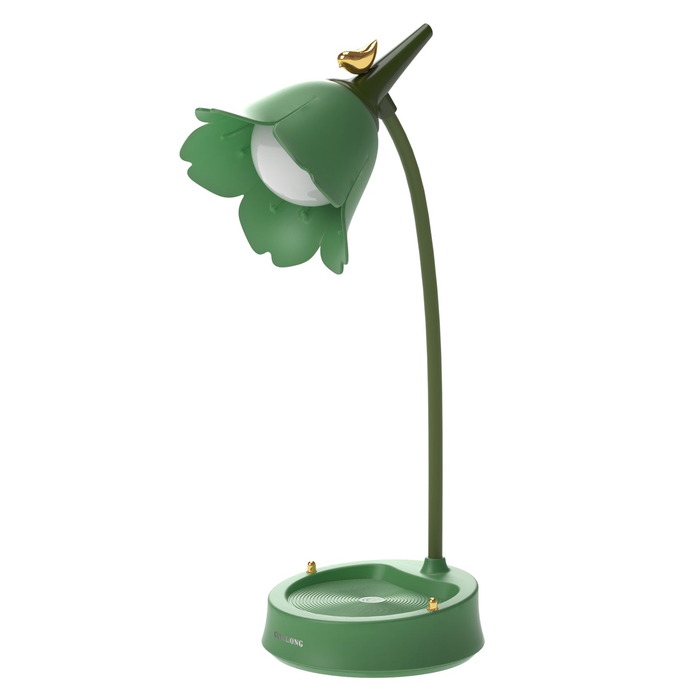 Flower LED Desk Lamp Student Bedroom Room Lighting Touch