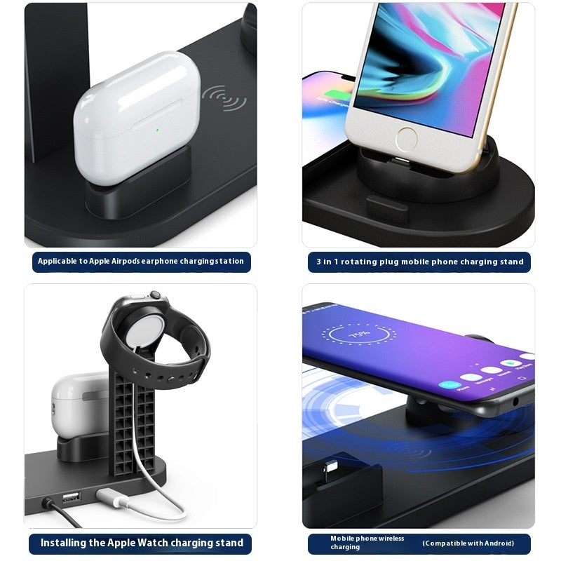 Mobile Phone Wireless Charger Headset Recharge Stand