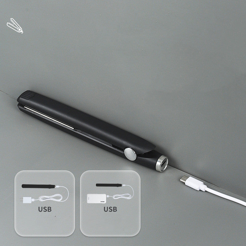 Usb Interface Mini Hair Curler And Straightener