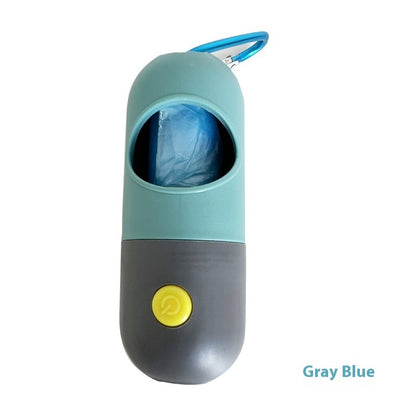 Led Light Pet Waste Bag Dispenser For Dogs Poop Scooper