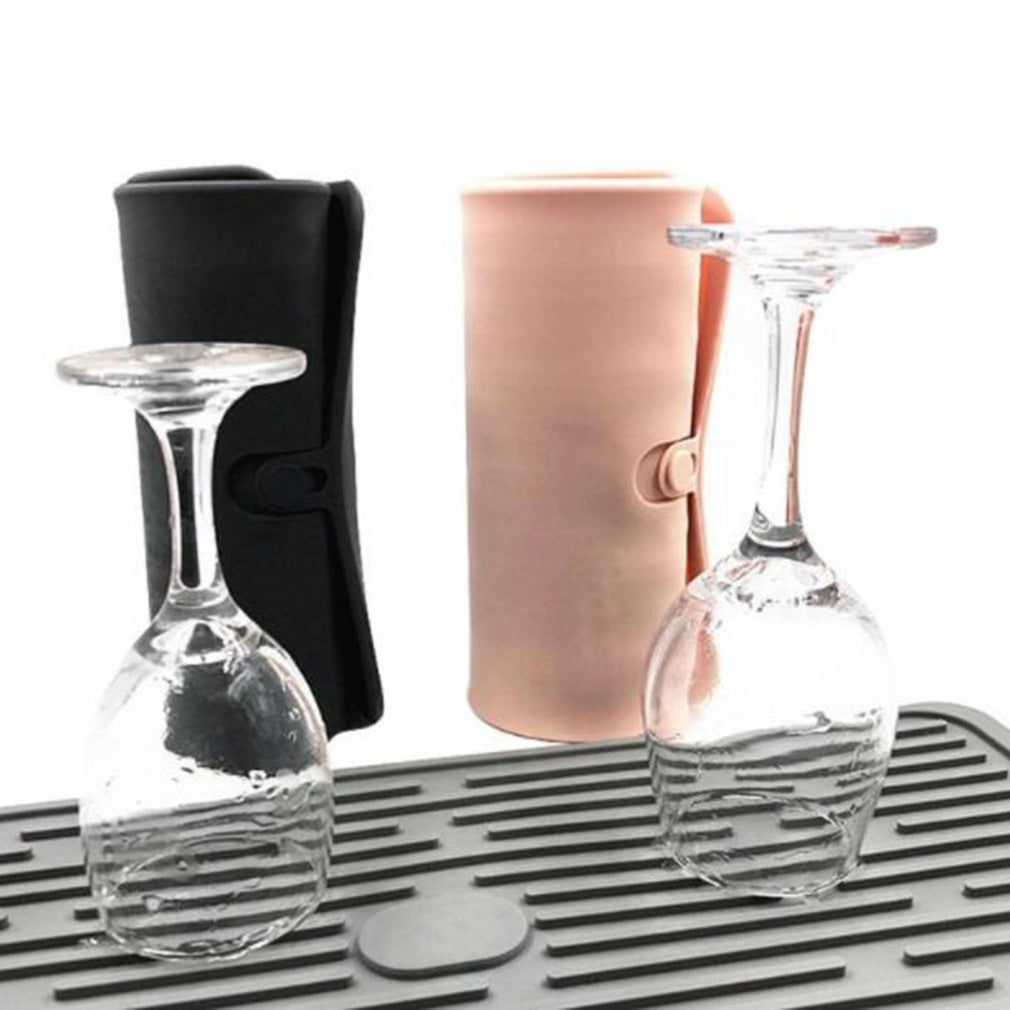 Foldable Silicone Drain Pad Non-slip Drain Drying Flume Draining Mat