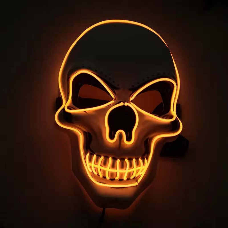 Skull LED Glowing Halloween Mask