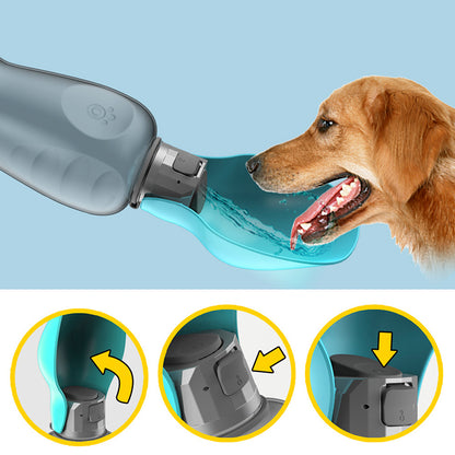 800ml Dogs Water Bottle Foldable Drinking Bowl  Outdoor Supplies Pet Products