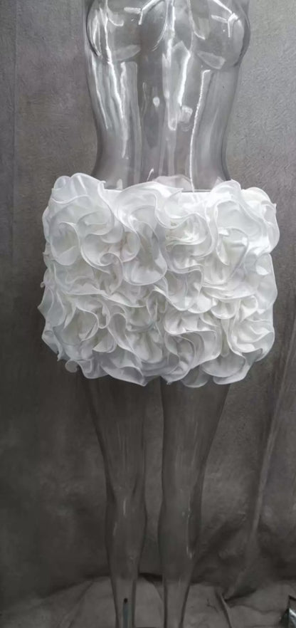 New Strap Adjustable Tube Top Short Skirt Strapless Ball Gown