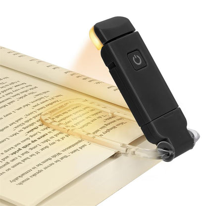 LED USB Rechargeable Book Reading Light Brightness Adjustable Eye Protection
