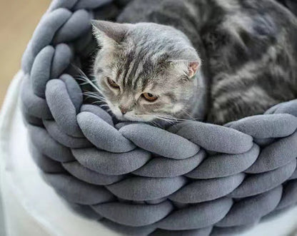 Cat House Cushion Soft Long Plush Warm Pet Mat
