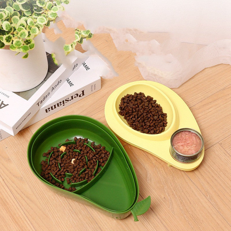 Avocado Pet Dog Cat Automatic Feeder Bowl For Dogs Drinking Water