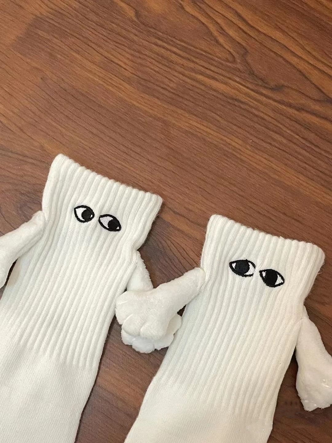 Magnetic Suction Hand In Hand Couple Socks Cartoon Lovely Sock