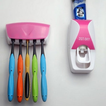 Toothbrush Holder Dust Proof Automatic Squeezer