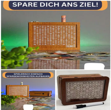 Home Quality Counter Wooden Piggy Bank