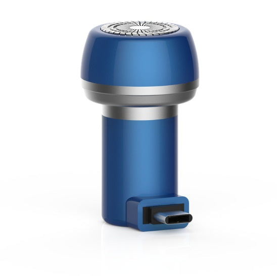 Magnetically absorbed mini-mobile shaver