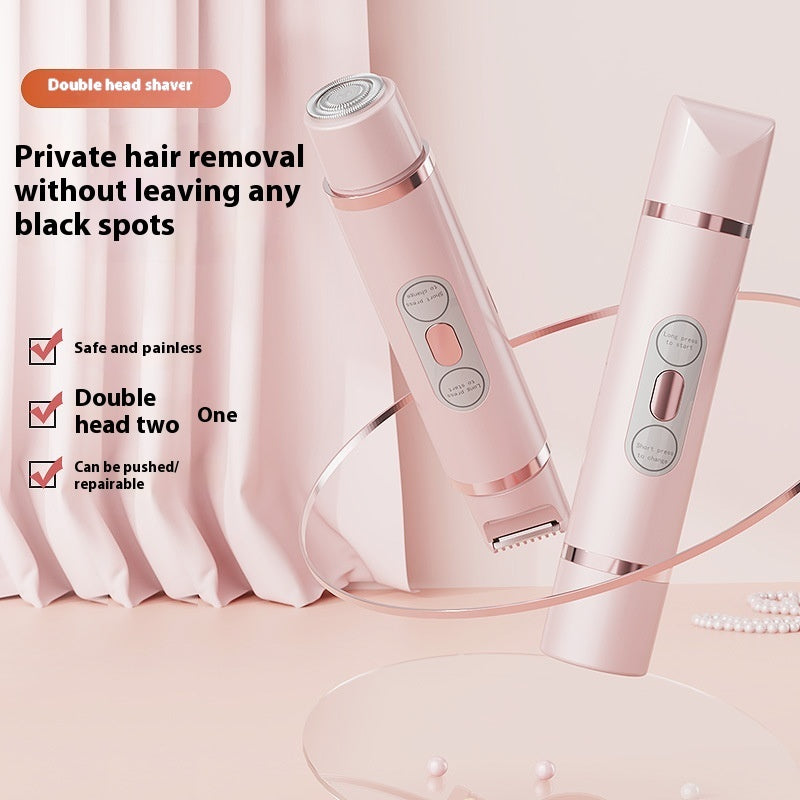 Dual-Head Electric Shaver Painless Women's Epilator