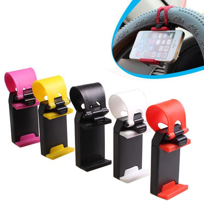 Car Steering Wheel Phone Clip Mount Holder Universal