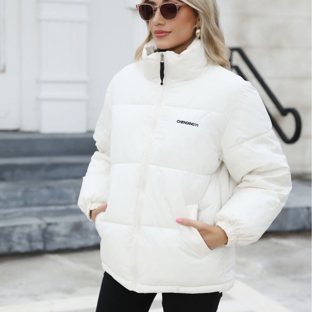 Winter Coat Women Casual Windproof Down Cotton Coat