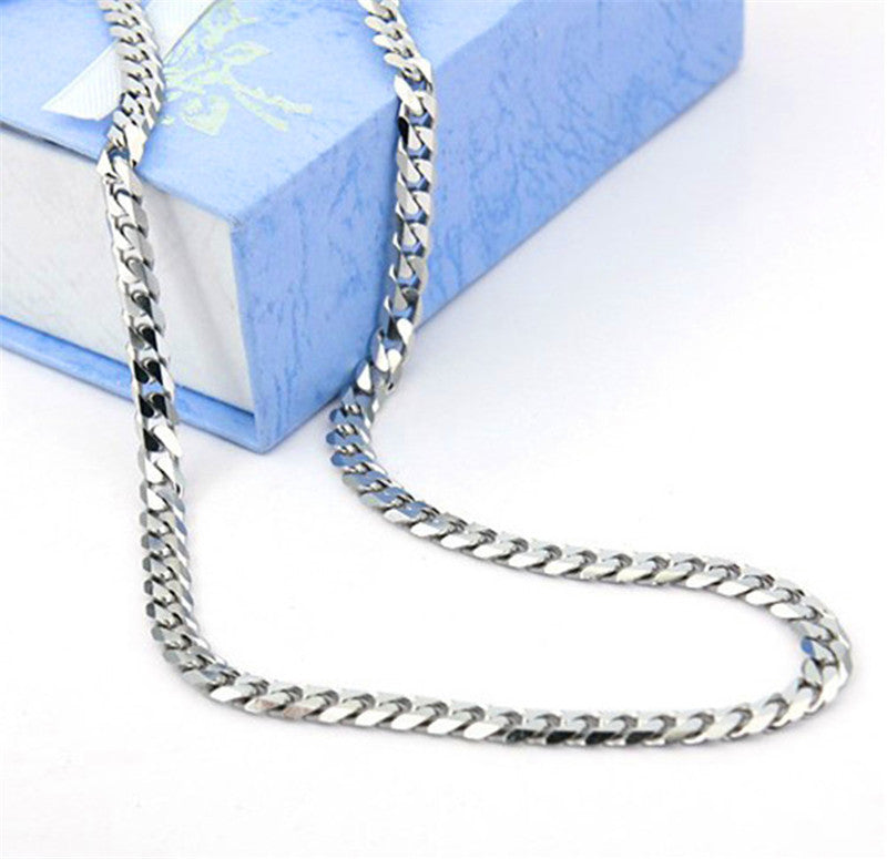 European and American titanium steel Cuban chain