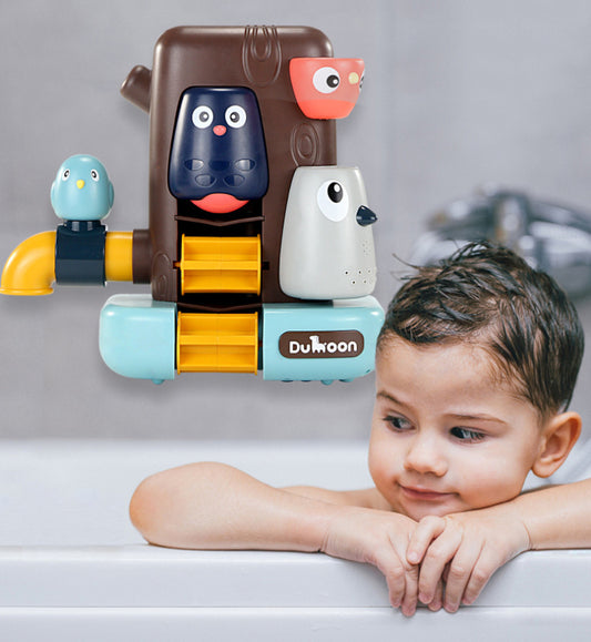 ﻿Bathroom Toys Pipeline Water Spray Shower Game Bird Mushroom Toy