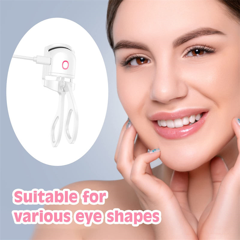 Heated Eyelash Curler Electric Temperature Control Mini Eyelash Curler