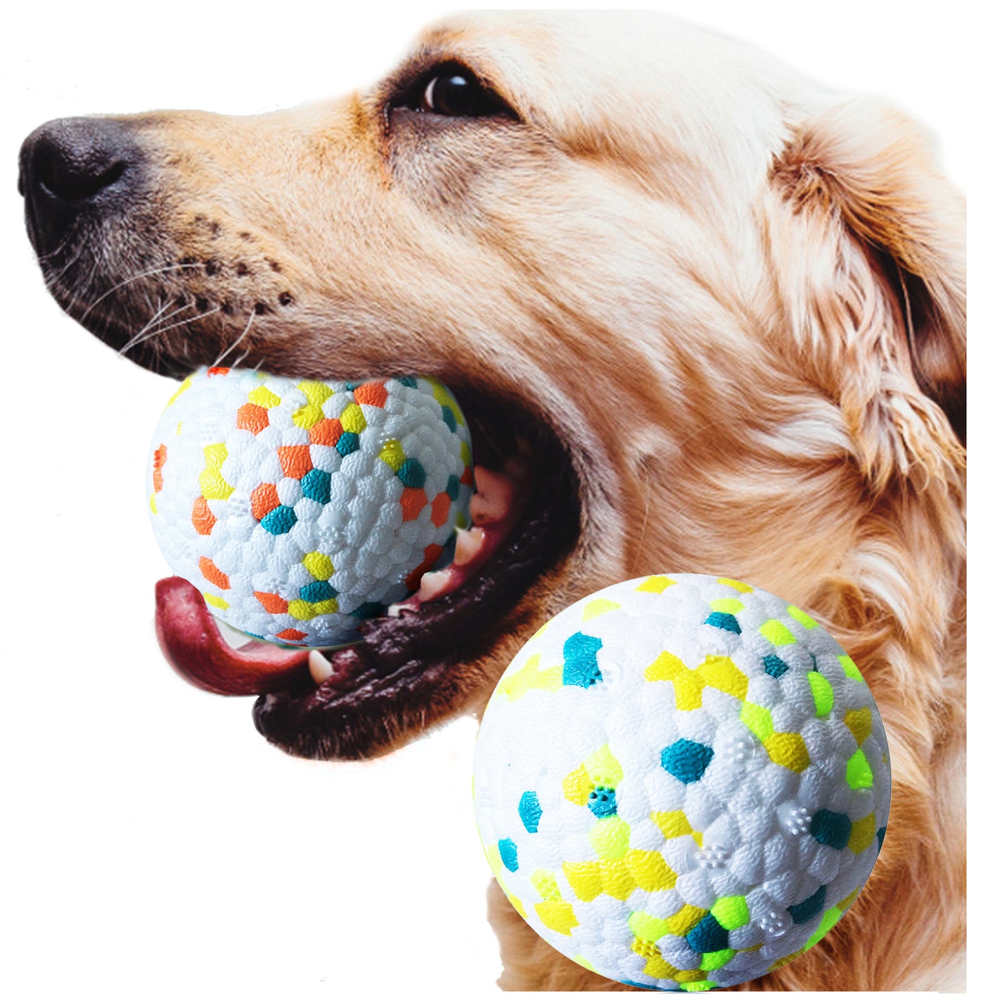 Dog Molars Ball Interactive Training Pet Play Ball Chew Molar Tooth Cleaning