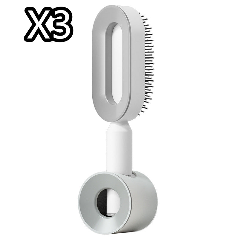 Self Cleaning Hair Brush For Women One-key Cleaning Hair Loss