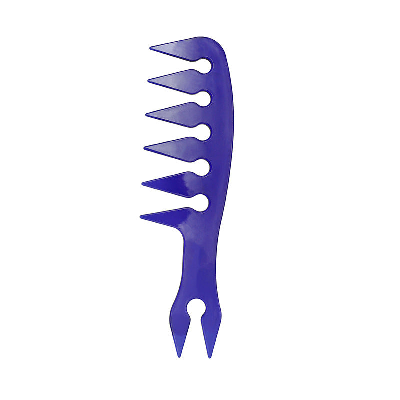 Retro oil hair comb shape double-sided comb