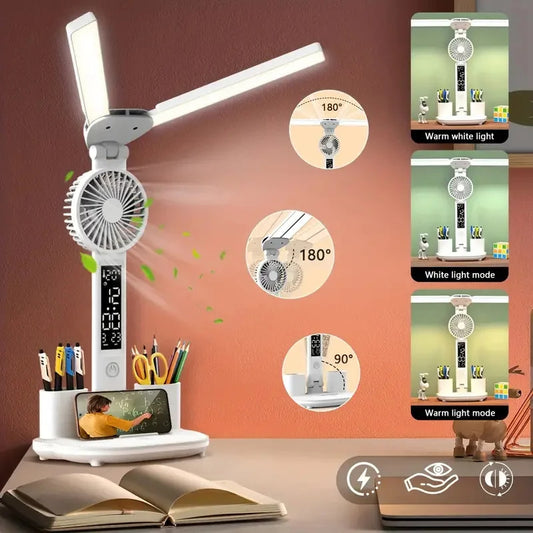 Foldable LED Table Light Eye Protection Multifunction Desk Lamp