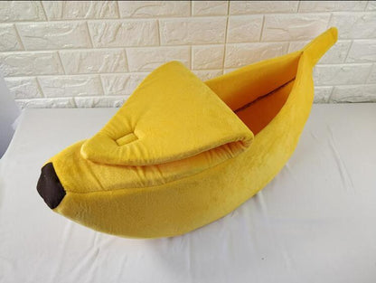 Pet House Dog Bed Banana Shape Dog House Cute Pet Kennel