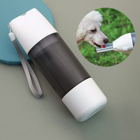 Portable Dog Water Bottle 350ml Water Food Container
