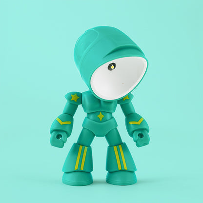 Cute LED Hero Table Lamp Mini Portable Cool Cute Robot