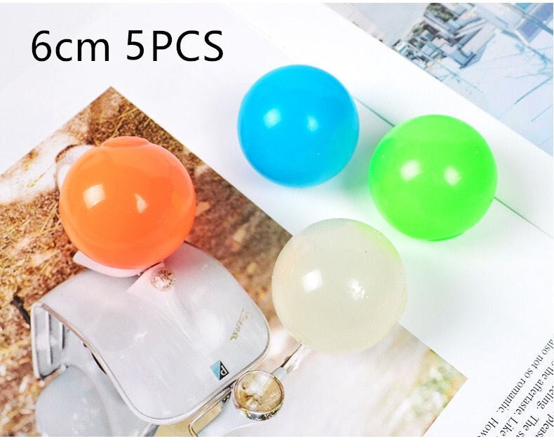 Luminous Sticky Ball Toys Sticky Wall Home Party Games