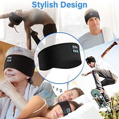 Wireless Bluetooth Sleeping Headphones Headband Thin Soft Elastic