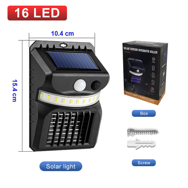 New Solar Wall Lamp Upgrades Mosquito Repellent Function