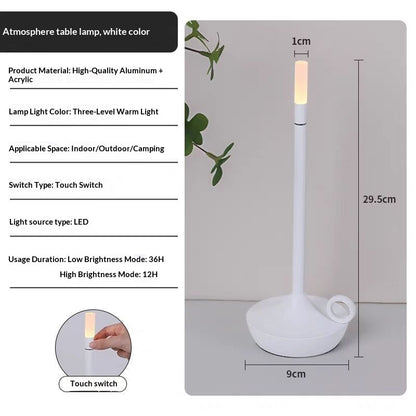 LED Candle Charging Restaurant Bar Lamp Desktop Decoration