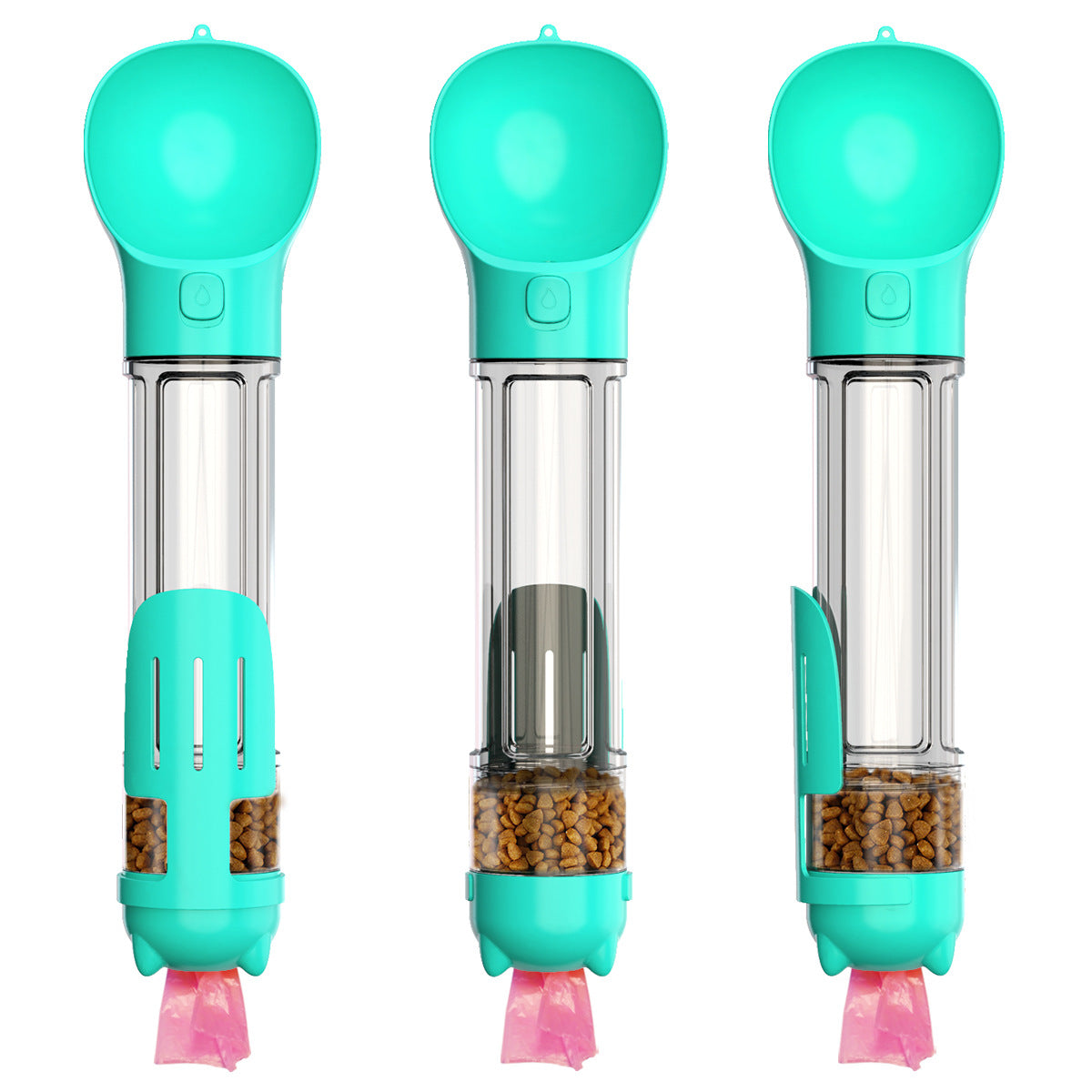 Portable Multifunction Dog Water Bottle Food Feeder
