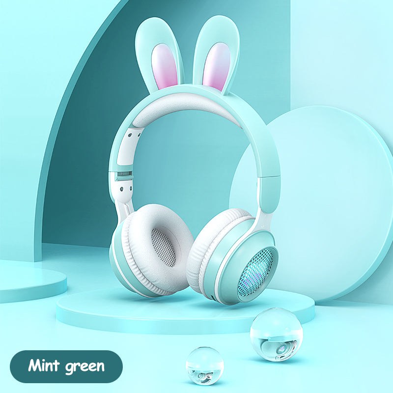 Rabbit Ear Headphones Wireless Wheat Headphones
