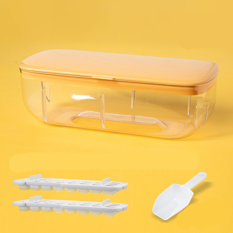 ﻿Ice Cube Tray With Storage Box Quick Demould Ice Cube Ice Maker