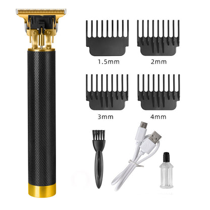 Simple Oil Head Carving Electric Hair Clipper Electric