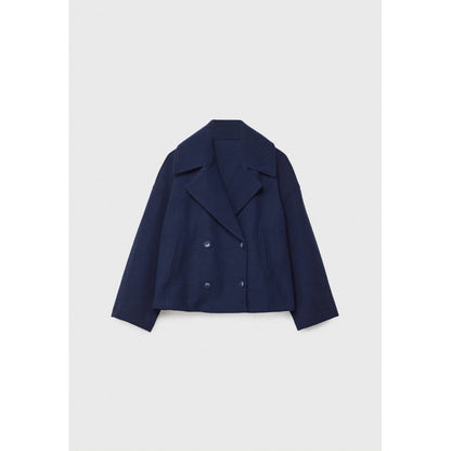 Ins Double-breasted Lapel Blazer Jacket Fashion Loose