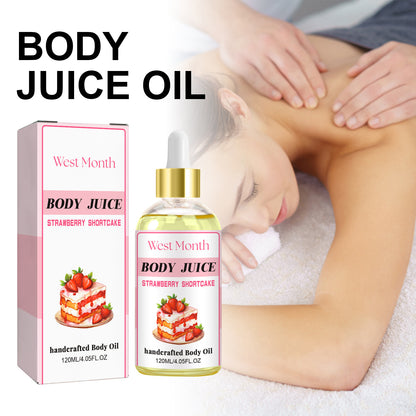Strawberry Body Oil,120ml All Natural Organic Strawberry