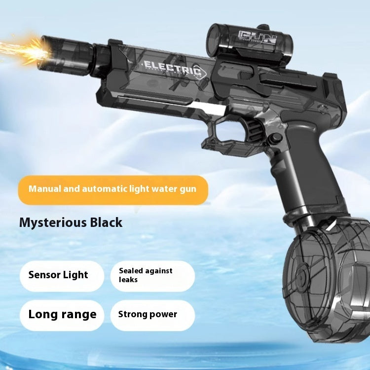 Fire Rat Electric Water Pistol Cool Light Full Automatic Spray Gun