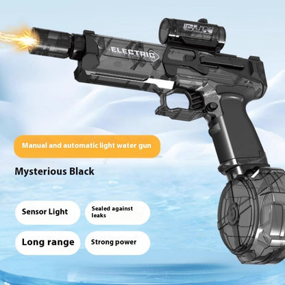 Fire Rat Electric Water Pistol Cool Light Full Automatic Spray Gun