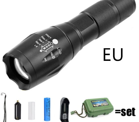 Strong Light Flashlight Special Forces Rechargeable