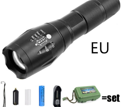 Strong Light Flashlight Special Forces Rechargeable