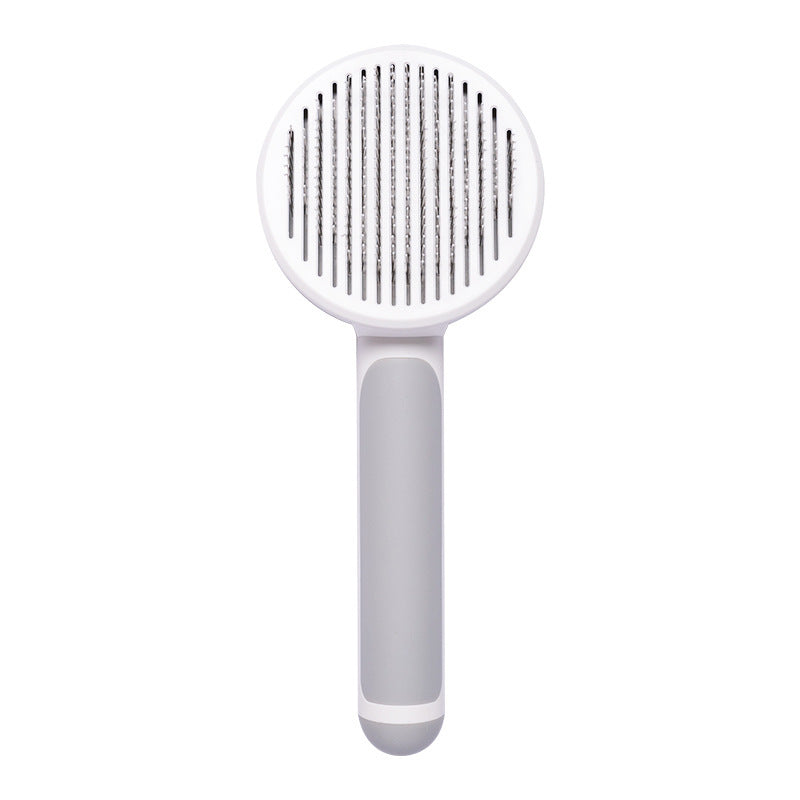 New Pet Cat Brush Self-cleaning Comb Looper