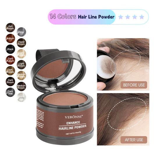 14 Color Hair Line Powder Black Root Up Natural Hairline Shadow