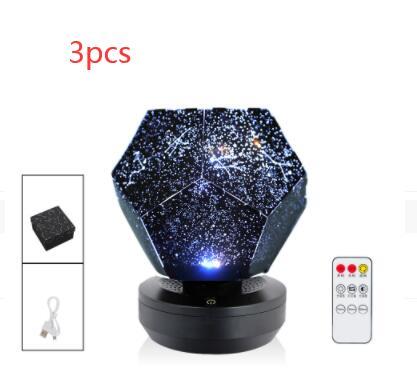 LED Starry Sky Projector Night Lights 3D Projection Night Lamp